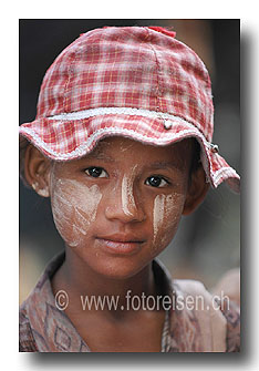 M�dchen in Myanmar