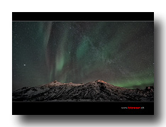 Leichtes Polarlicht