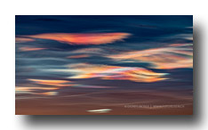 Stratosphärenwolken in Finnland